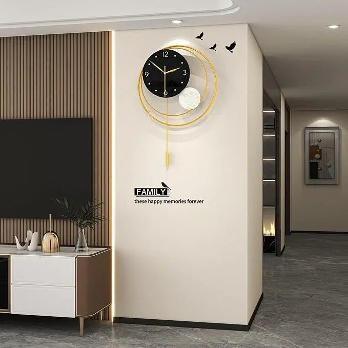 Bedroom Stylish Wall Clock - All India Decor