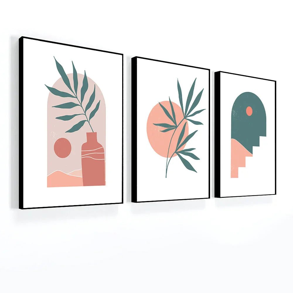 Boho Wall Decor Poster Set of 3 - All India Decor