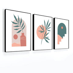 Boho Wall Decor Poster Set of 3 - All India Decor