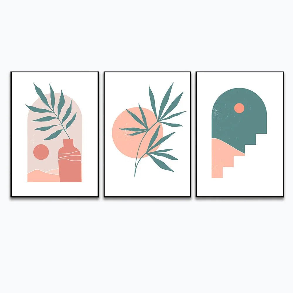 Boho Wall Decor Poster Set of 3 - All India Decor