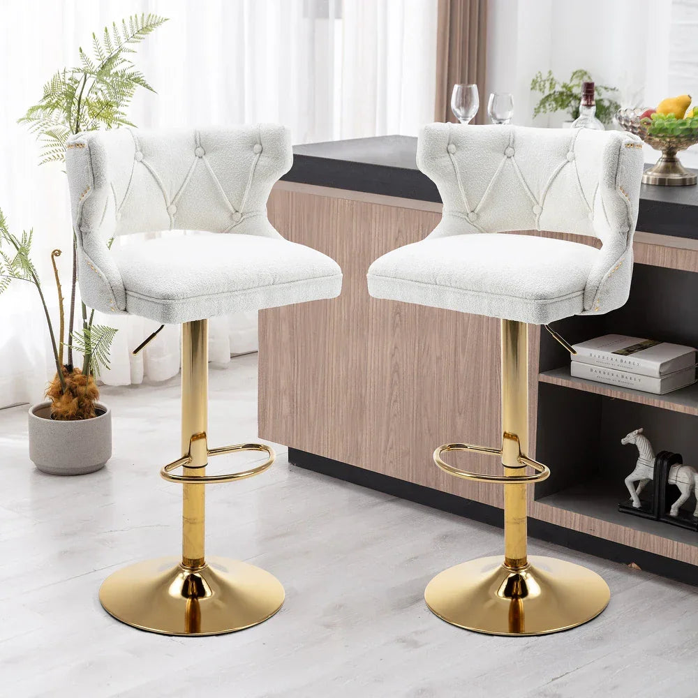 Cream Verona Bar Stool - All India Decor