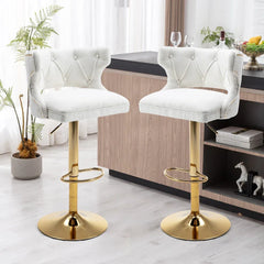 Cream Verona Bar Stool - All India Decor