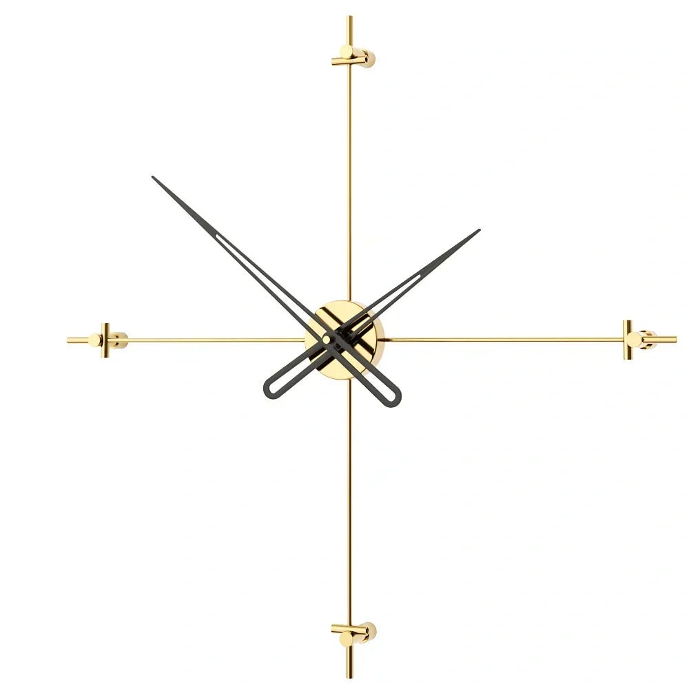 Large Compass Wall Clock - All India Decor