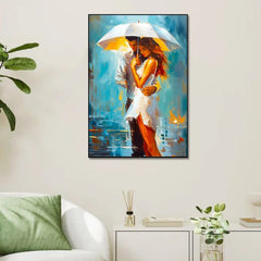 Romantic Couple Love Canvas Wall Paintings & Arts - All India Decor