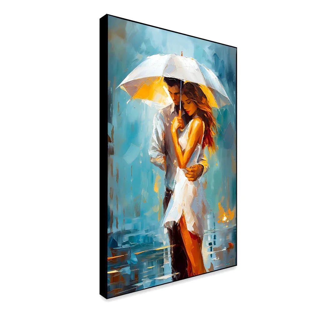 Romantic Couple Love Canvas Wall Paintings & Arts - All India Decor