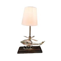 Brass Helicopter Bedside Table Lamp - All India Decor