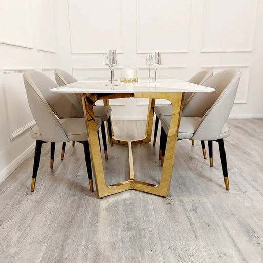dining table with chairs