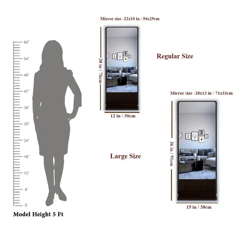 Minimalist Full Length Rectangular Mirror - All India Decor