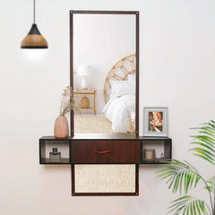 Modern Classic Premium Wooden Dressing Mirror - All India Decor
