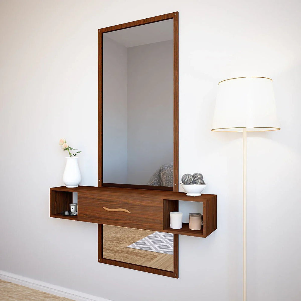 Modern Classic Premium Wooden Dressing Mirror - All India Decor