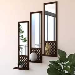Designer Morrocan Long Wall Mirror - Set of 3 - All India Decor