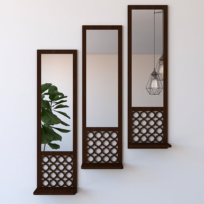 Designer Morrocan Long Wall Mirror- Set of 3