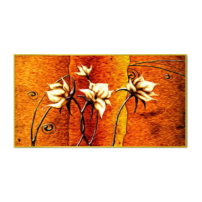 The Dancing Flower Canvas Printed Painting