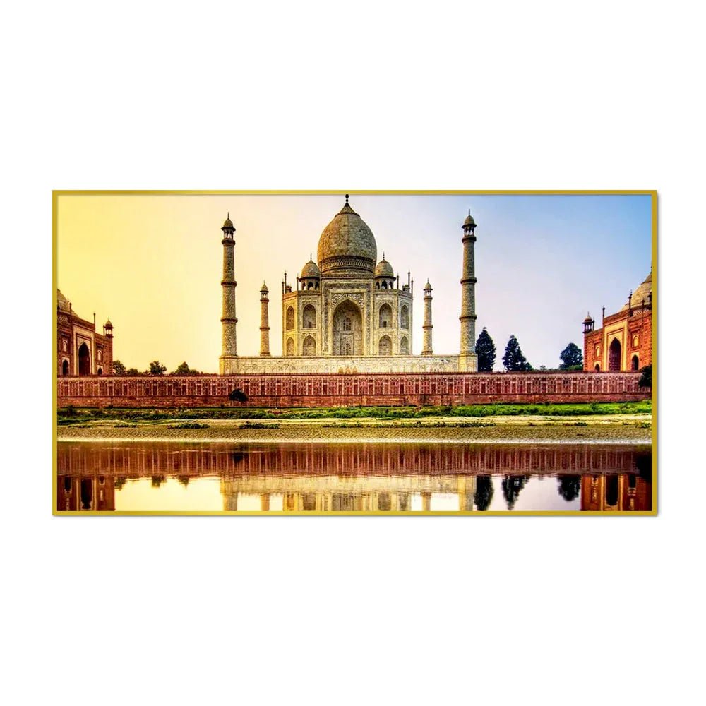 Beautiful Taj Mahal Canvas Wall Painting - All India Decor