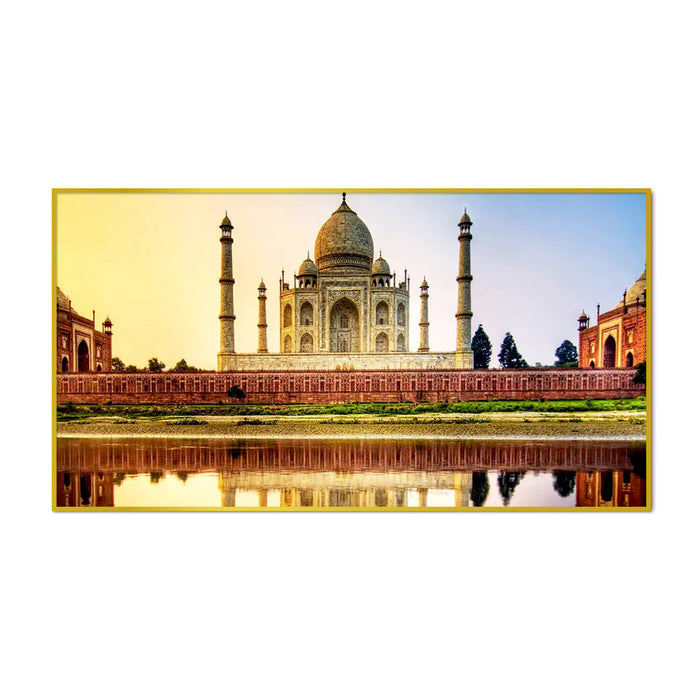 Beautiful Taj Mahal Canvas  Wall Painting