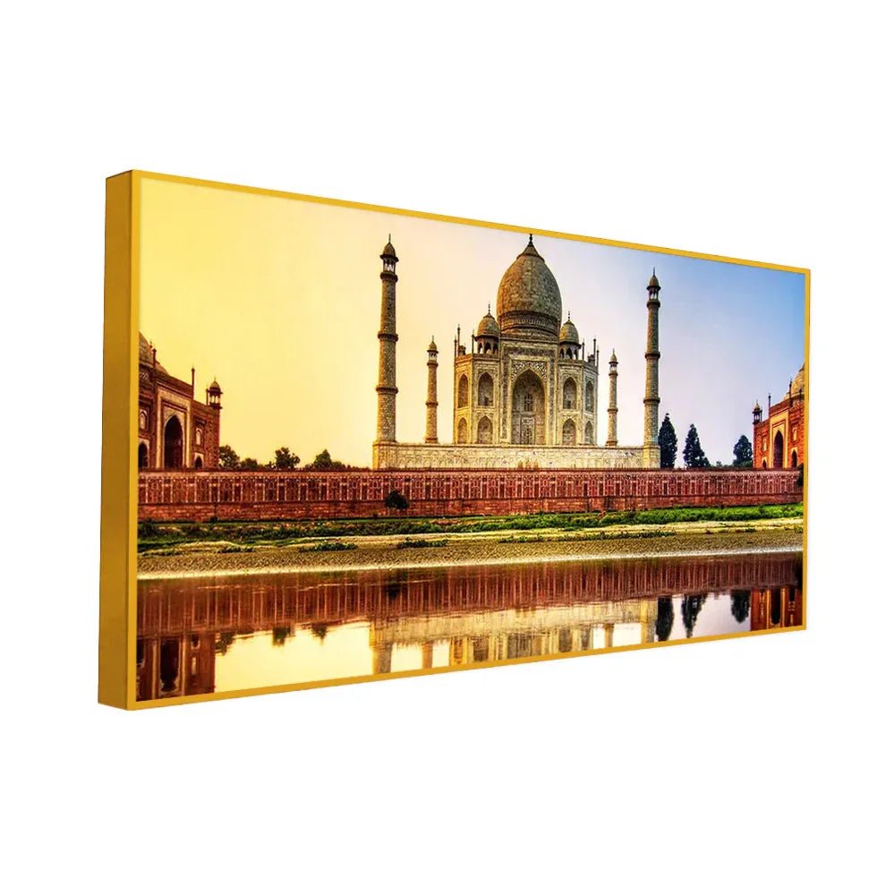 Beautiful Taj Mahal Canvas Wall Painting - All India Decor
