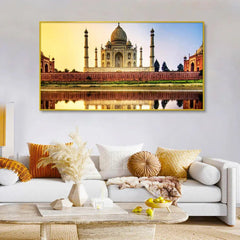 Beautiful Taj Mahal Canvas Wall Painting - All India Decor