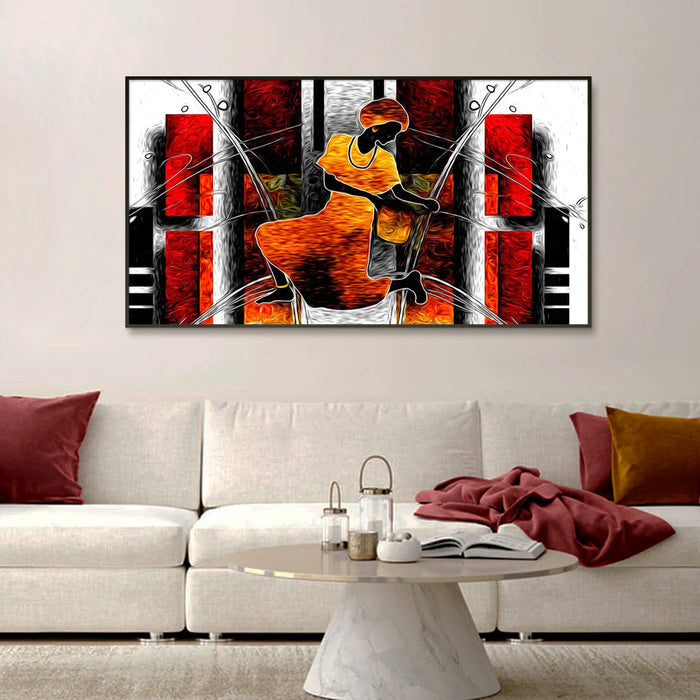 Dancing Ballerinas Canvas Painting