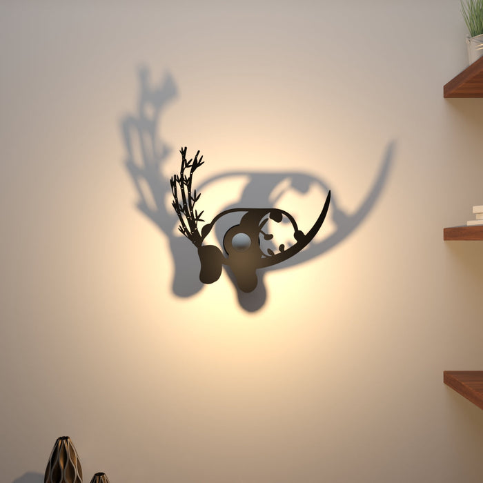 Lazy Panda Shadow Lamp