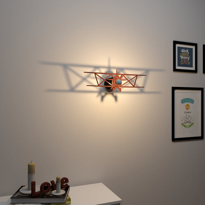 Retro Airplane Shadow Lamp