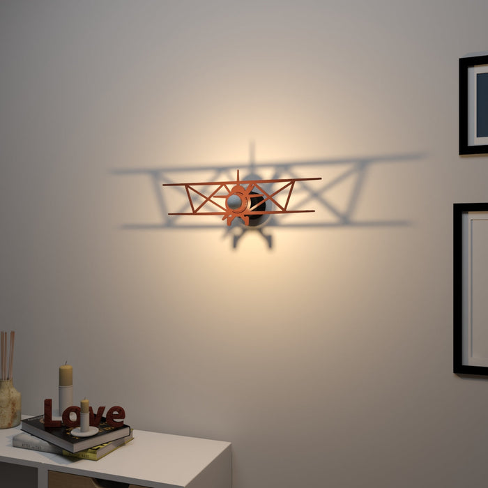 Retro Airplane Shadow Lamp