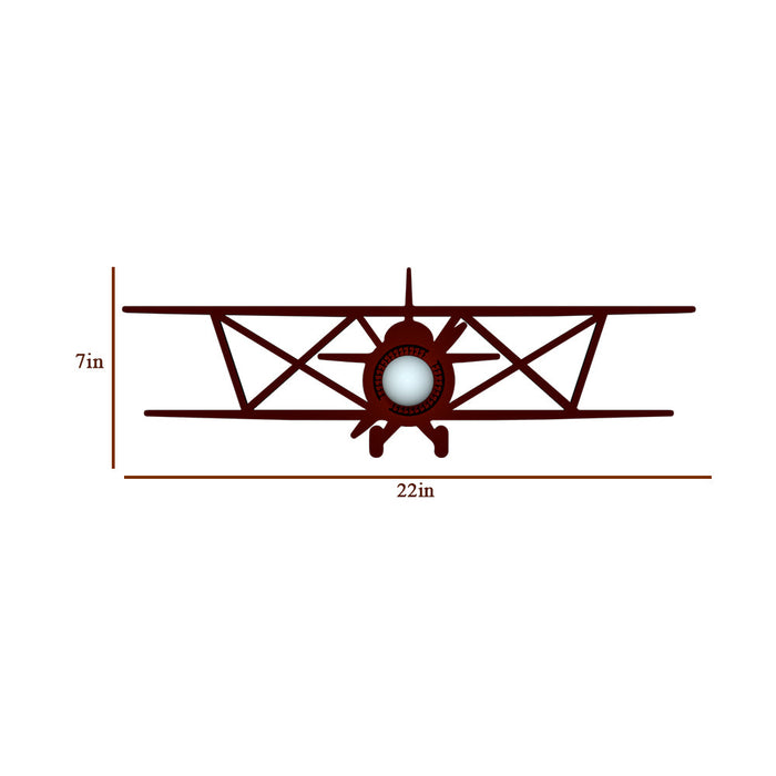 Retro Airplane Shadow Lamp