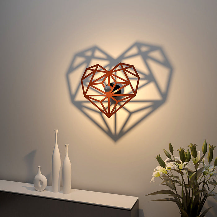 Heart Design Creative Shadow lamp