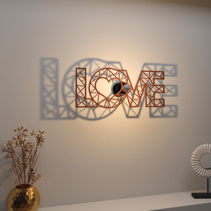 Love Creative design Shadow lamp