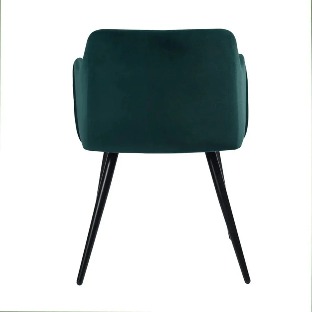 Emerald Rich Cushiony Velvet Lounge Chair - All India Decor
