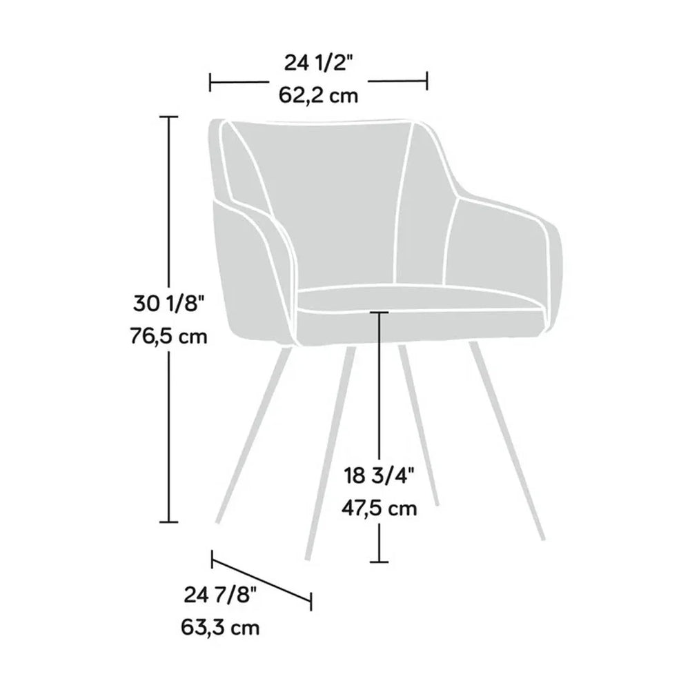 Aesthetic Grey Velvet Accent Chair - All India Decor