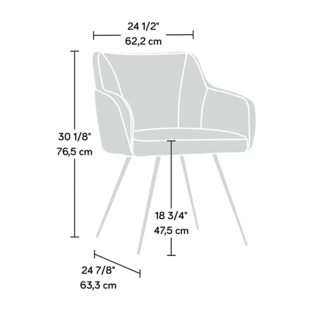 Aesthetic Blue Velvet Accent Chair - All India Decor