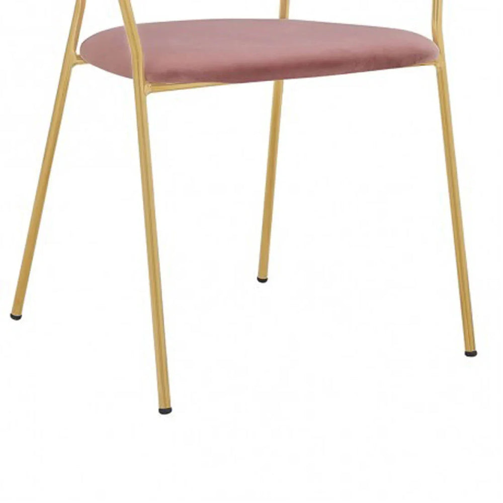 Contemporary Designer Comfort Pink Lounge Chair - All India Decor