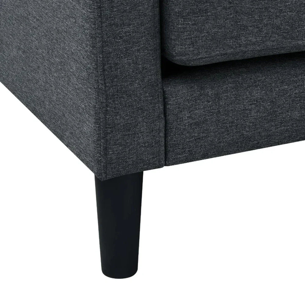 Grey Standard Velvet Chair With Ottoman - All India Decor