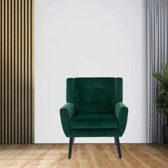 Urban Green Super Soft Velvet Armchair - All India Decor