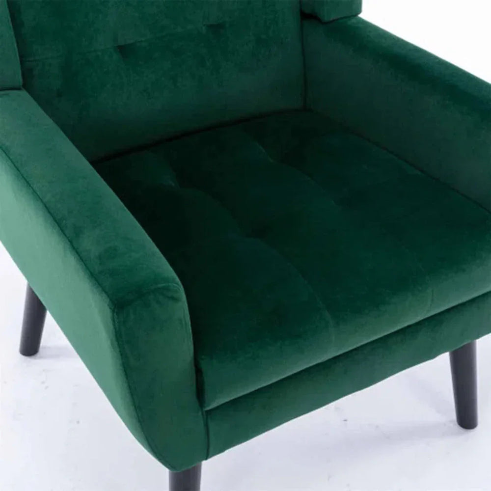 Urban Green Super Soft Velvet Armchair - All India Decor