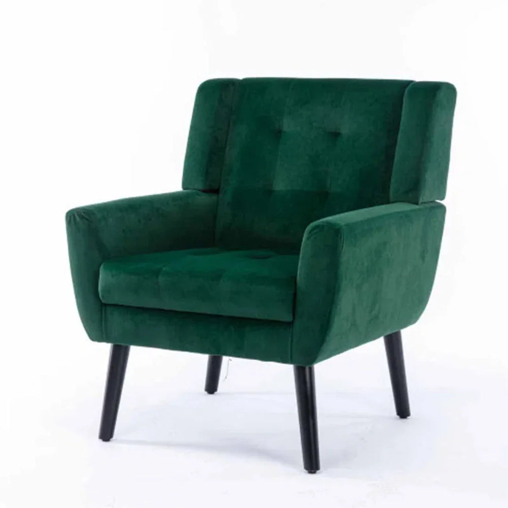 Urban Green Super Soft Velvet Armchair - All India Decor