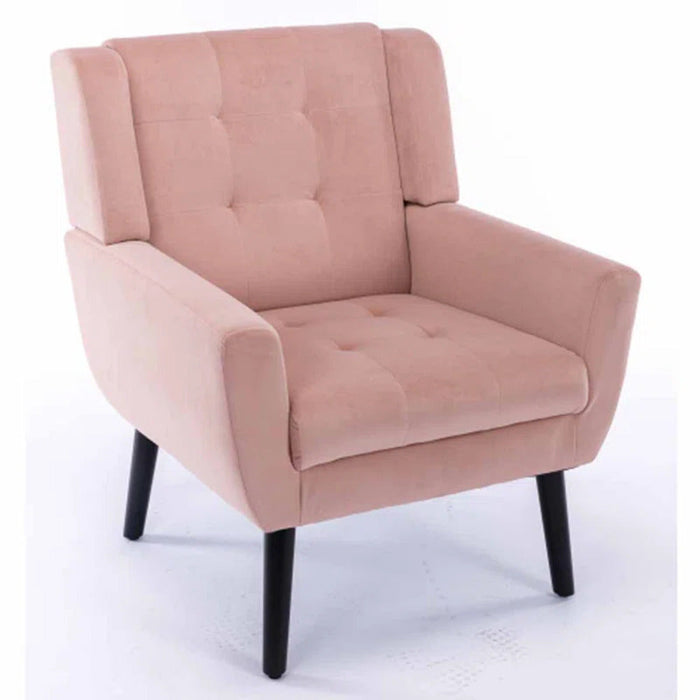 Urban Peach Super Soft Velvet Armchair