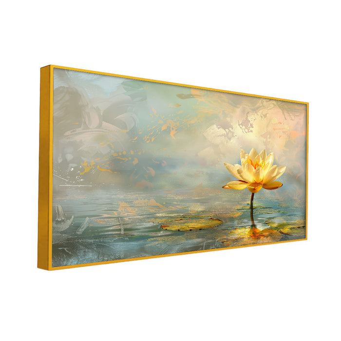 Beautiful Yellow Flower Canvas Wall Paintings for Home and Office Decoration