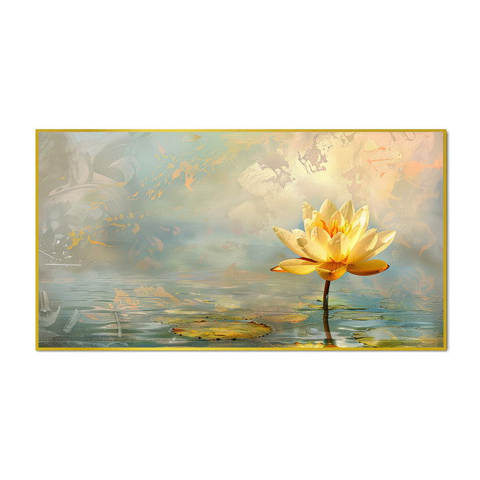 Beautiful Yellow Flower Canvas Wall Paintings for Home and Office Decoration