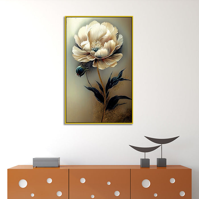 Vibrant Flower Canvas Wall Painting for Living Room, Bedroom, or Office Décor