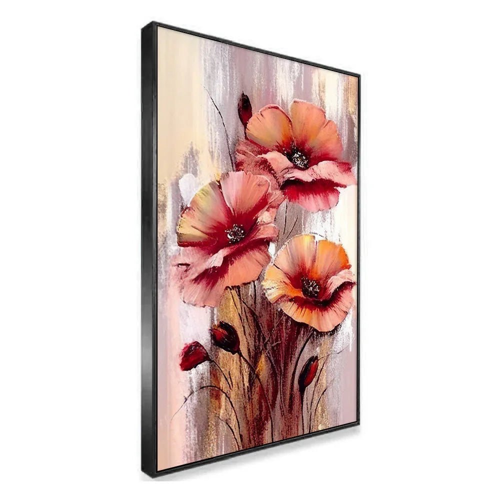 Abstract Floral Canvas Wall Painting for Wall Décor - All India Decor