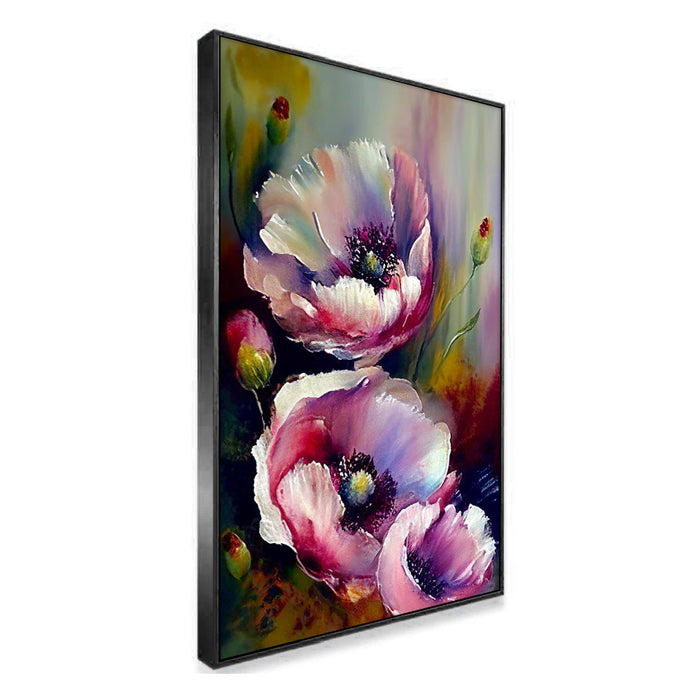 Digital Printed Floral Large Canvas Wall Painting