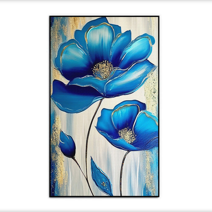 Modern Abstract Floral Wall Painting for Home and Office Décor