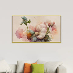 Abstract Pink Stunning Floral Canvas Wall Paintings for Home Décor - All India Decor