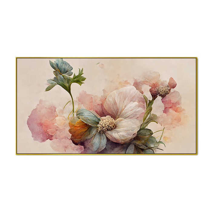 Abstract Pink Stunning Floral Canvas Wall Paintings for Home Décor