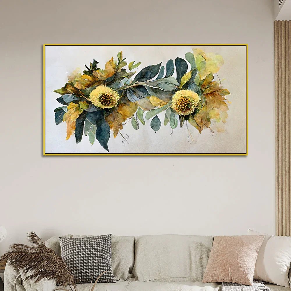 Flower Canvas Wall Painting for Home and Office Decor - All India Decor