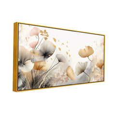 Blossom Serenity Elegance Canvas Wall Painting with Frame - All India Decor