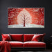 Festive Snowflake Elegance Christmas Decoration Canvas Wall Painting - All India Decor
