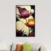 Digital Printed Purple and Gold Floral Canvas Wall Painting - All India Decor