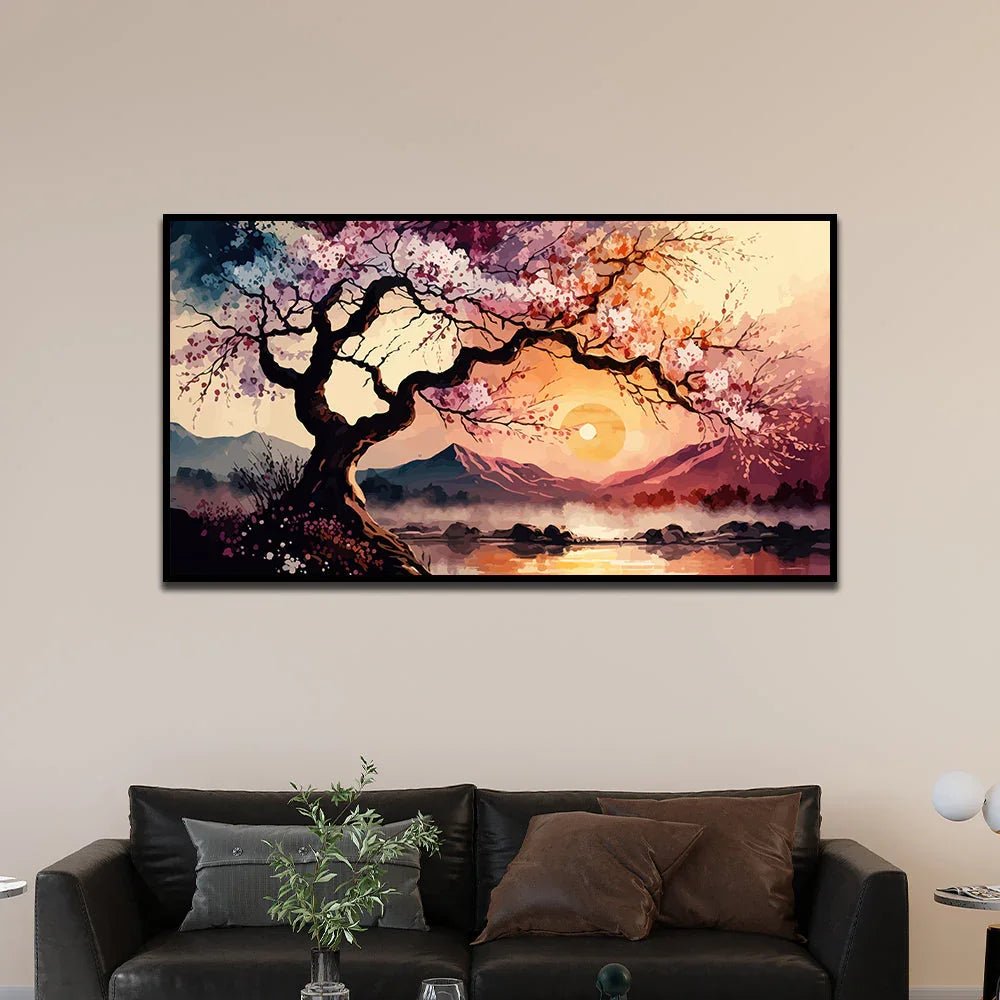 Beautiful Nature Modern Art Canvas Wall Painting - All India Decor